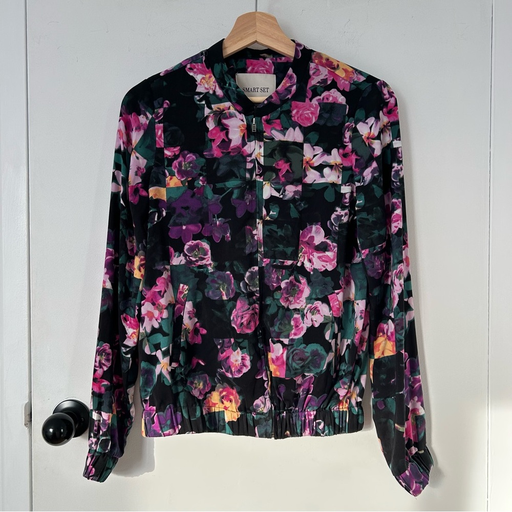 SMART SET FLORAL JACKET SIZE S